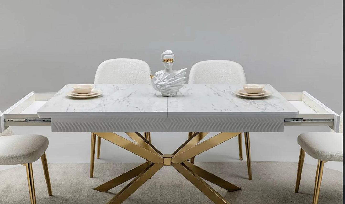 Royal Marmo Tisch und Stühle