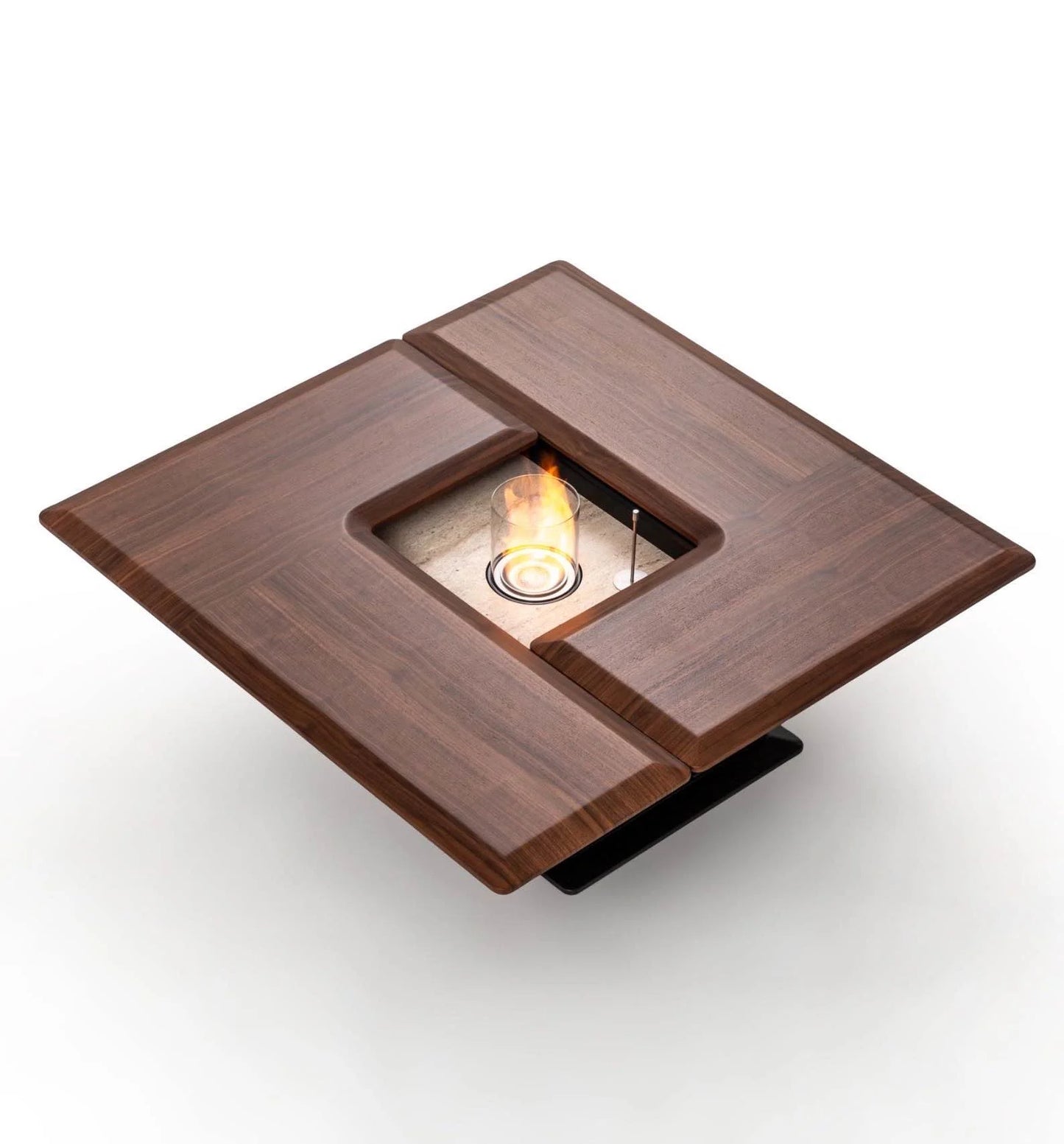 Event Couchtisch mit verstecktem Kamin-Detail