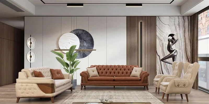 Deniz Sofa-Set im klassischen Stil