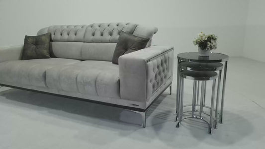 Rund Couchtische 3 Stück