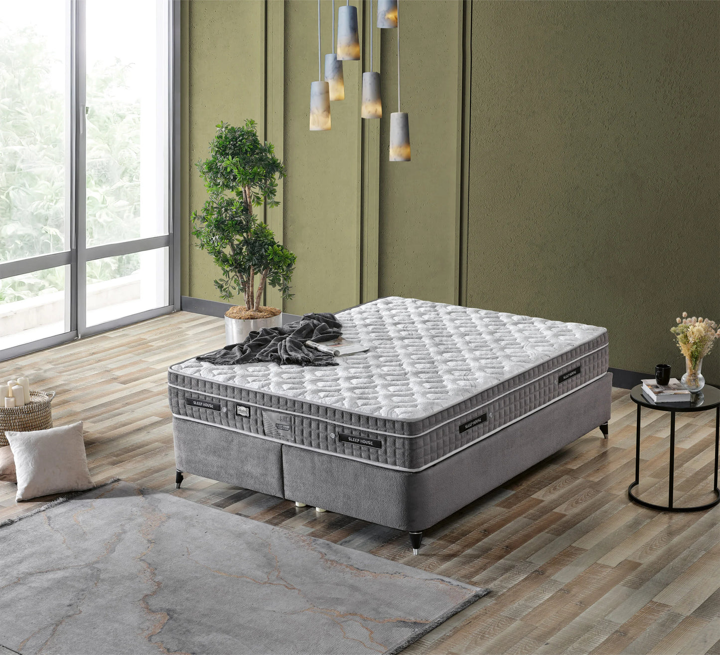 Uludağ Bett- und Bettkasten-Set