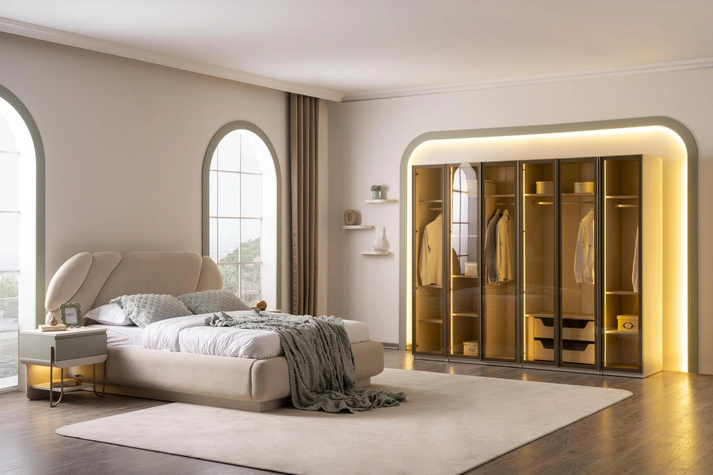 Charisma Schlafzimmer Set mit Eckkleiderschrank